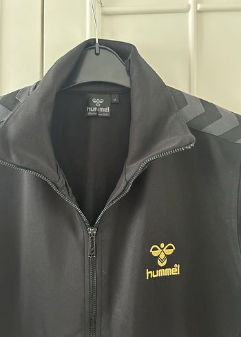 Siyah Fermuarlı Hummel Spor Ceket - Görsel 3