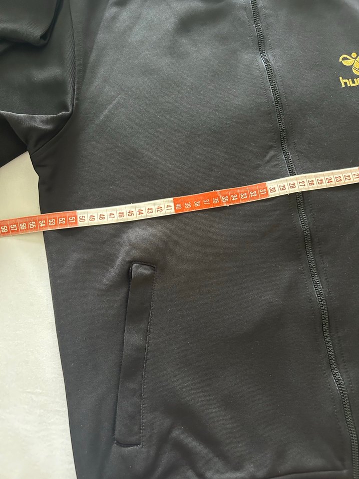 Siyah Fermuarlı Hummel Spor Ceket - Görsel 4