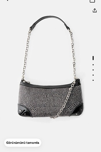 BERSHKA taşlı çanta