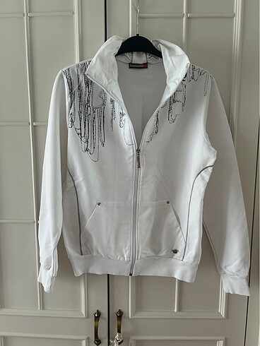 Bilstore Taş detaylı sweat hırka sıfır