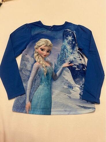 5 Yaş Beden mavi Renk Elsa pijama takımı