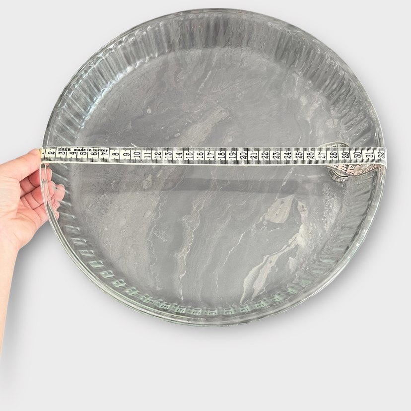 Borcam Yuvarlak Cam Kek Kalıbı - Görsel 4