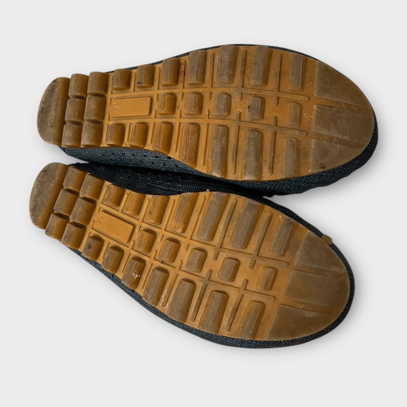 Mavi Yılan Desenli Püsküllü Kadın Babet - Görsel 4