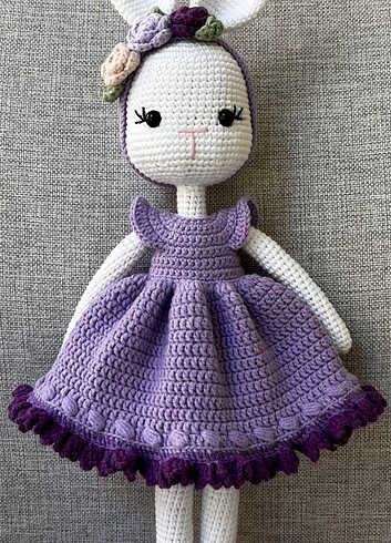 Beden Tavşan oyuncak bebek amigurumi
