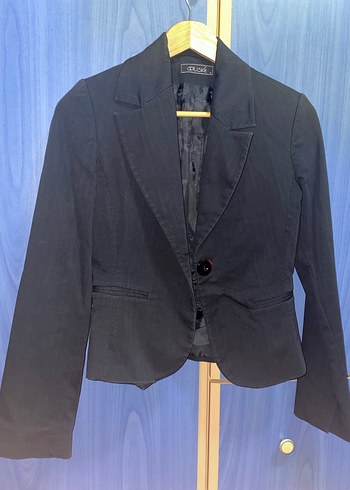 Adil Işık Siyah Kadın Blazer Ceket - Görsel 9