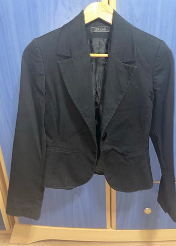 Adil Işık Siyah Kadın Blazer Ceket - Görsel 7