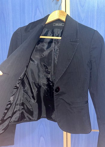 Adil Işık Siyah Kadın Blazer Ceket - Görsel 3