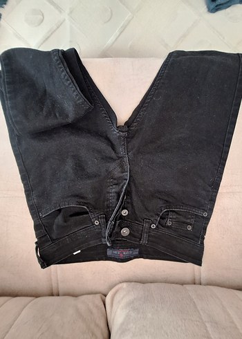 Erkek Gri Mavi Regular Fit Denim Jean - Görsel 4