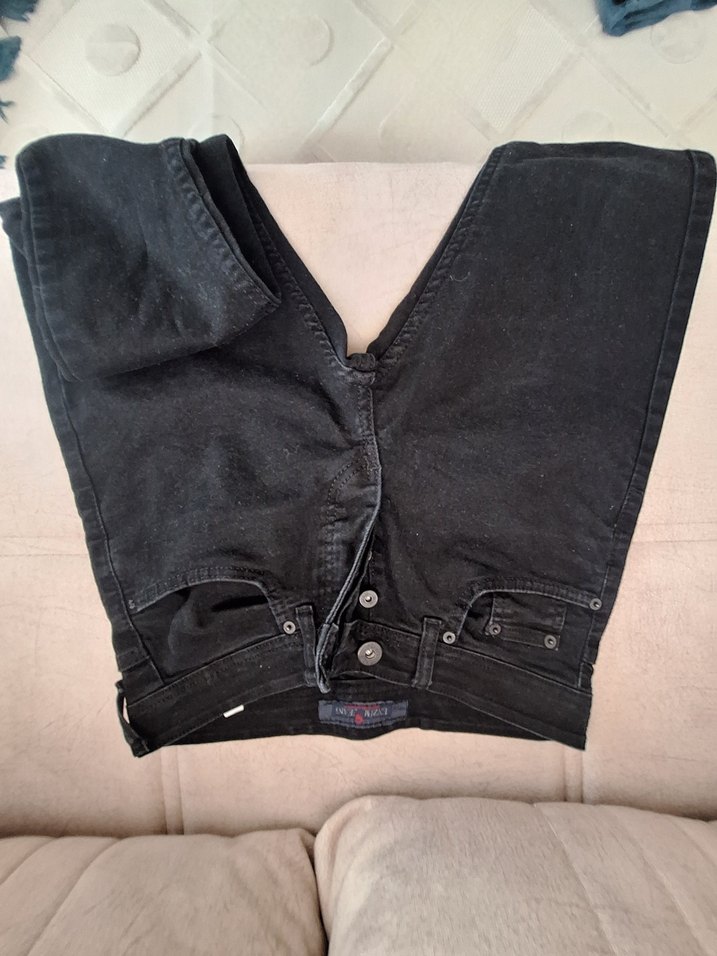 Erkek Gri Mavi Regular Fit Denim Jean - Görsel 4