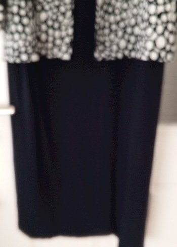 Uzun lacivert Kadın Takım Elbise - Görsel 6