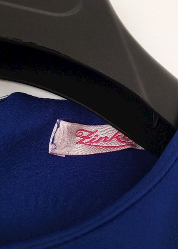 Uzun Kollu Piliseli Mavi Uzun Elbise - Görsel 2