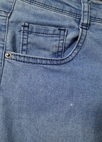 Mavi Midi Boy kız çocuk Kot Pantolon - Görsel 4