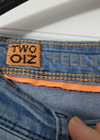 Mavi Midi Boy kız çocuk Kot Pantolon - Görsel 2