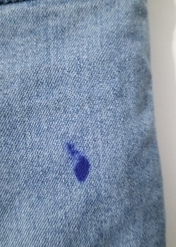 Mavi Midi Boy kız çocuk Kot Pantolon - Görsel 6