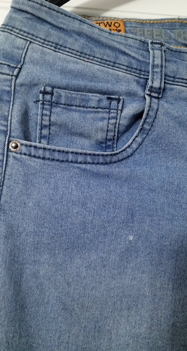 Mavi Midi Boy kız çocuk Kot Pantolon - Görsel 4