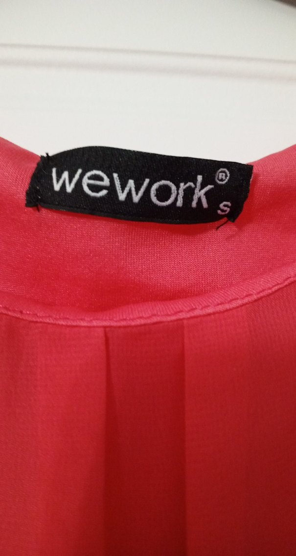 kız çocuk  Kırmızı Uzun Drapeli Elbise - Görsel 2