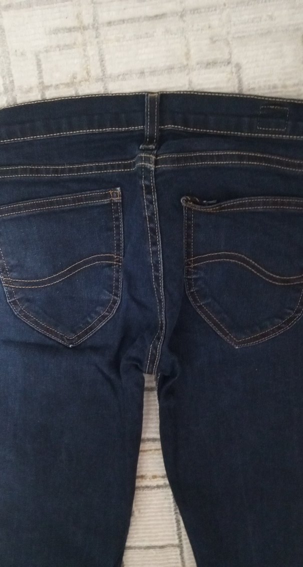 Lacivert Kadın Denim Jean - Görsel 5