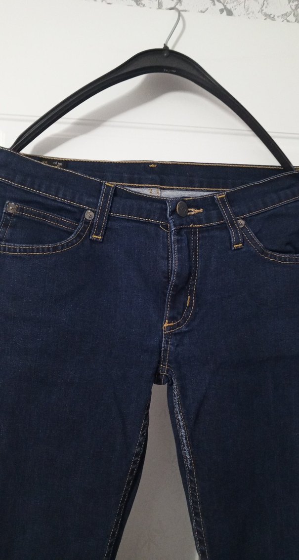 Lacivert Kadın Denim Jean - Görsel 2