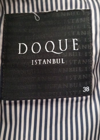 Kadın Lacivert Uzun Kışlık Fermuarlı Mont - Görsel 3