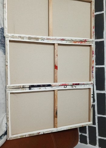 Beyaz Çiçekli Dekoratif kanvas tablo - Görsel 12