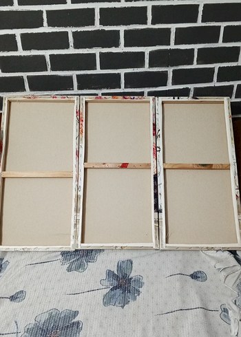 Beyaz Çiçekli Dekoratif kanvas tablo - Görsel 8