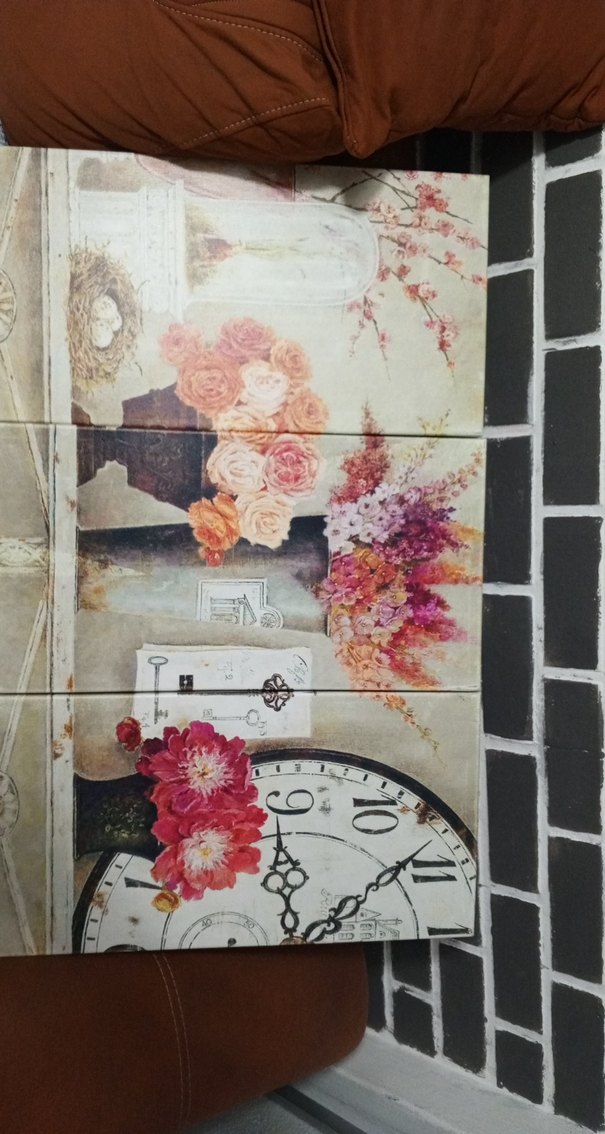 Beyaz Çiçekli Dekoratif kanvas tablo - Görsel 3