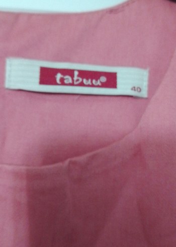 Tabuu Pembe V Yaka Kemerli Midi Kalem Elbise