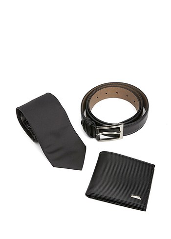 BEYMEN Siyah Yılan Desenli Erkek Cüzdan Seti - Görsel 2