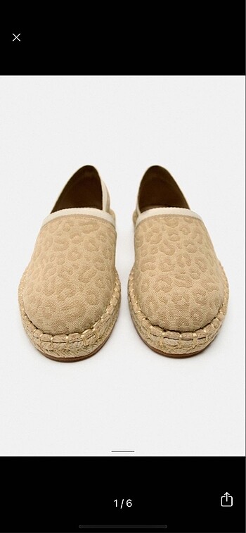 38 Beden camel Renk Zara Espadril