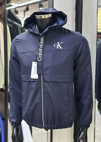 Calvin Klein Lacivert Kapusonlu Sehir Ceketleri