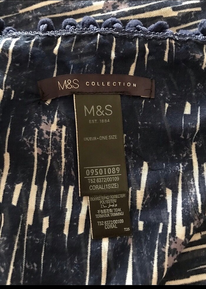 Büyük Boy Pareo Marks&Spencer - Görsel 4