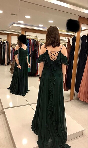 Podyum VIP şifon elbise