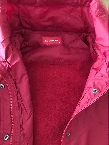 s Beden bordo Renk LCW Polar Yağmurluk Mont