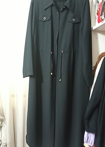 Beli büzgülü gömlek tunik 