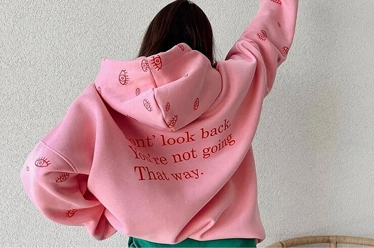 Pembe sweatshirt