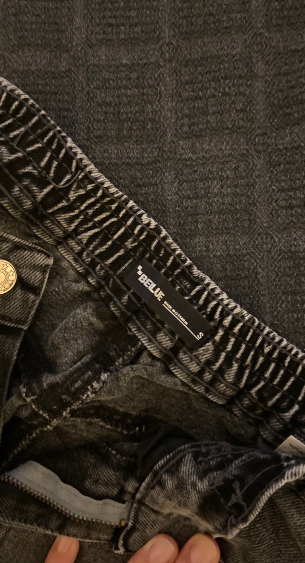 BE BLUE Gri Kadın Denim Pantolon — görsel 2/4