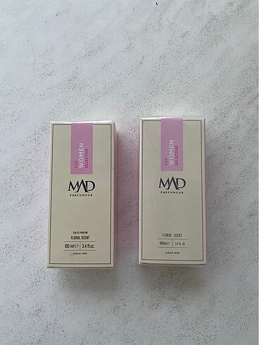 MAD AÇILMAMIŞ 2 TANE 100 ML PARFÜM