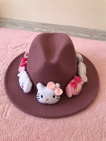 hello kitty sanrio fötr şapka