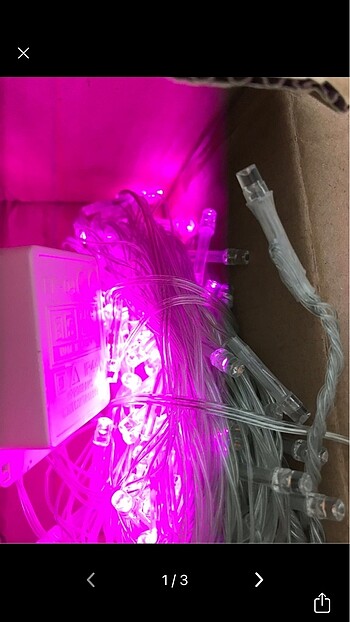 pembe led lamba