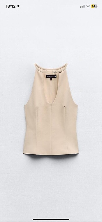 Zara halter yaka bluz