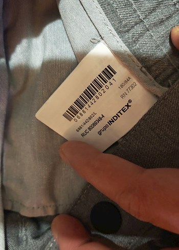 Zara gri erkek pantolon - Görsel 10