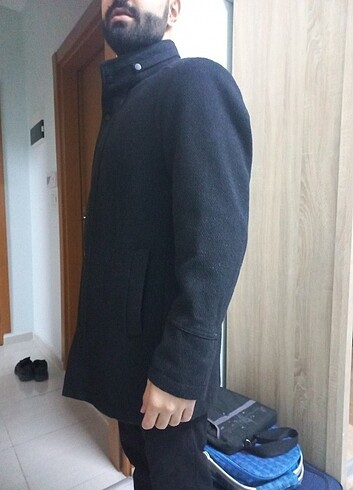 xl Beden siyah Renk Erkek kaban 