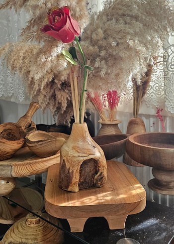 ahşap vazo - Görsel 9