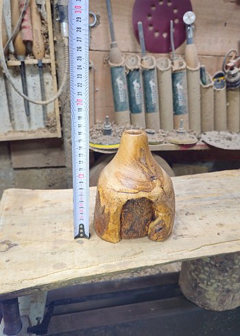 ahşap vazo - Görsel 5