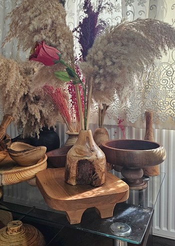 ahşap vazo - Görsel 10