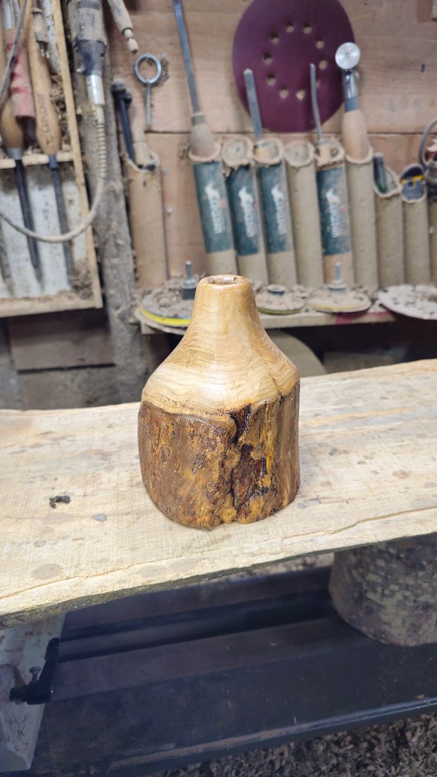 ahşap vazo - Görsel 4