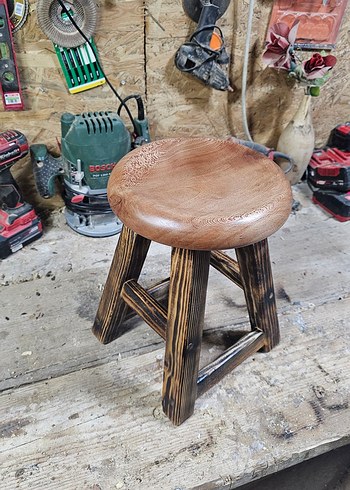 Ahşap Tabure - Görsel 4