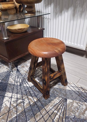 Ahşap Tabure - Görsel 2