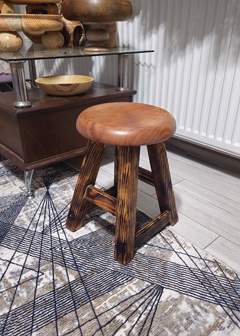 Ahşap Tabure - Görsel 3