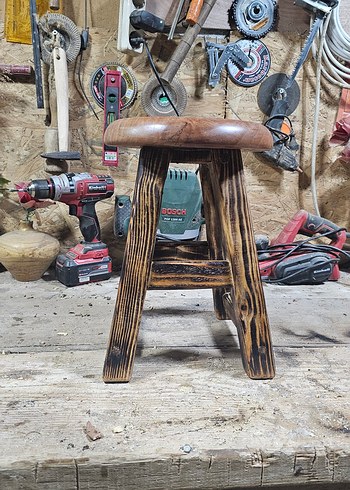 Ahşap Tabure - Görsel 9